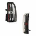 Winjet Led Tail Light - Glossy Black / Clear CTWJ-0437-GBC